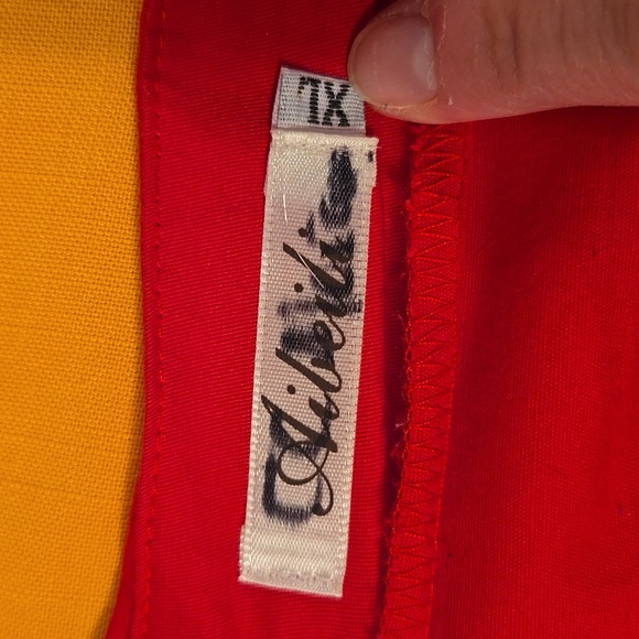 Red And Black Polka Dot Retro Swing Dress - Picture 10 of 14